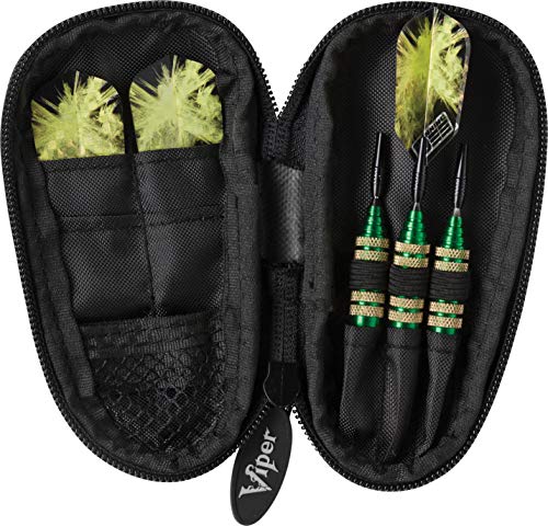 Viper Spinning Bee Soft Tip Darts with Casemaster Storage/Travel Case, Green, 16 Grams