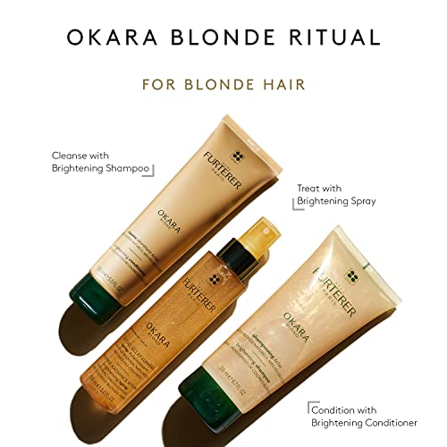 Rene Furterer OKARA BLONDE Brightening Shampoo, Natural Highlighted and Bleached Blonde, 6.7 oz.