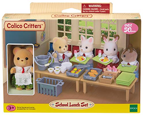 Calico Critters School Lunch Set, 3 inches