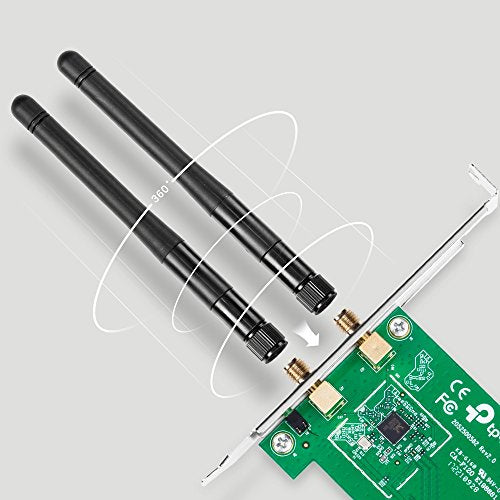 TP-Link N300 PCIe WiFi Card (TL-WN881ND), Wireless network Adapter card for PC