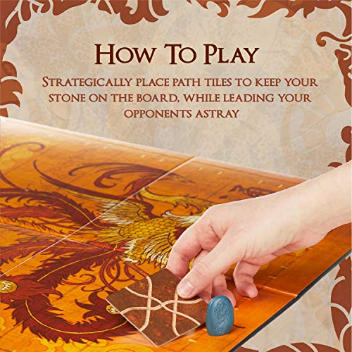 Calliope Tsuro - The Game of The Path - A Family Strategy Board Game For Adults and Kids 2-8 Players Ages 8 and Up