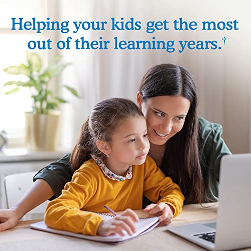 Garden of Life Attention and Focus Kids Gummies Study Support Supplement for Brain, Memory - Apple Chewable Vitamins for Children and Teens on Task in School, Dr Formulated Vegan, Drug Free - 30 Servings