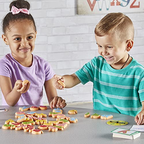 Learning Resources Goodie Games ABC Cookies - 4 Games in 1, Ages 3+ Toddler Learning Toys, ABC Games for Toddlers, Preschool Games, Alphabet Learning Games, Math for Preschoolers