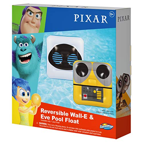 SwimWays Oversize Inflatable Pool Floats - Double Sided Pixar Wall-E and Eve