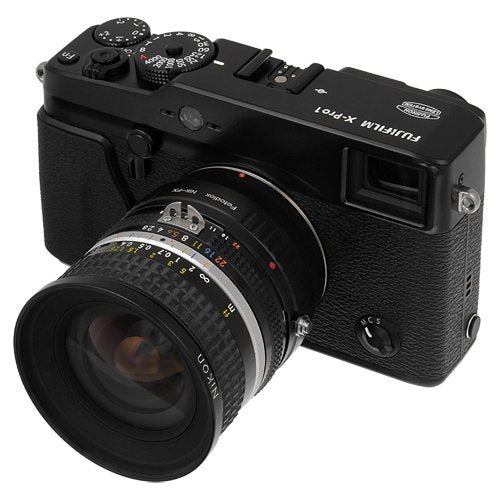 Fotodiox Lens Mount Adapter Compatible with Nikon Nikkor F Mount D/SLR Lens on Fuji X-Mount Cameras