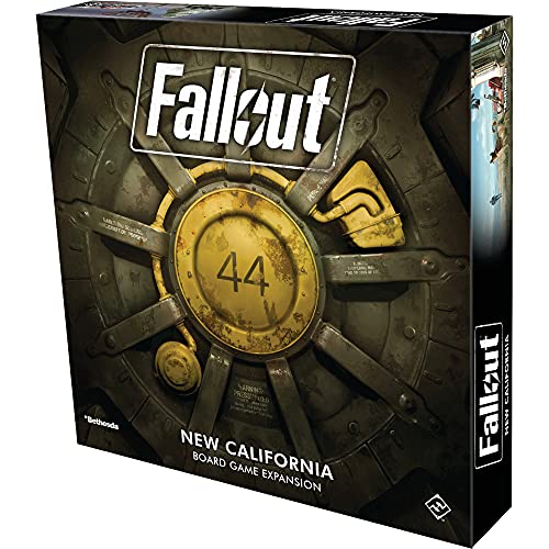 Fallout The Board Game New California Expansion | Strategy Board Game | Apocalyptic Adventure Game for Adults and Teens | Ages 14+ | 1-4 Players | Avg Playtime 2-3 Hours, Made by Fantasy Flight Games
