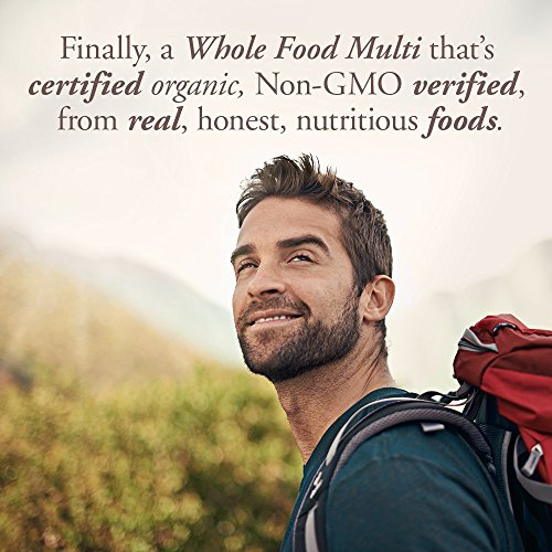 Garden of Life mykind Organics Whole Food Multivitamin for Men, 60 Tablets, Vegan Mens Vitamins and Minerals for Mens Health and Well-Being, Certified Organic Vegan Mens Multi