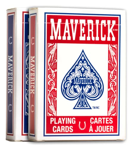 Maverick Playing Cards, Standard Index, (Pack of 12)