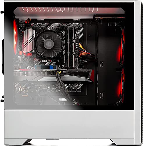 Skytech Blaze 3.0 Gaming PC Desktop – Intel Core i5 10400F 2.9 GHz, RTX 3060 Ti, 1TB NVME Gen4 SSD, 16G DDR4 3200, 600W Gold PSU, AC Wi-Fi, Windows 10 Home 64-bit