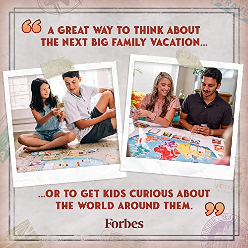 Trekking The World - The Award-Winning Board Game for Family Night | Explore The Wonders of The World in This Strategic Globetrotting Adventure | Perfect for Kids and Adults | Ages 10 and Up