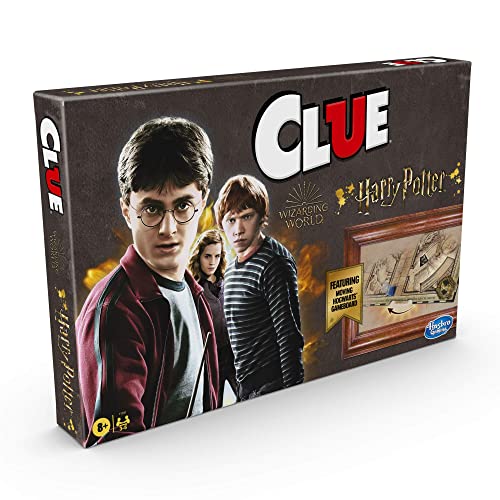 Hasbro Gaming Clue: Wizarding World Harry Potter Edition Mystery Board Game for 3-5 Players, Kids Ages 8 and Up (Amazon Exclusive), 1.97 x 15.75 x 10.51 inches