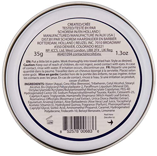 Reuzel Clay Matte Pomade, Hair Holding Wax For Men, 1.3 oz