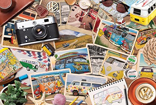 EuroGraphics VW Wave Hopper 550-Piece Puzzle in Collectible Tin with Poster
