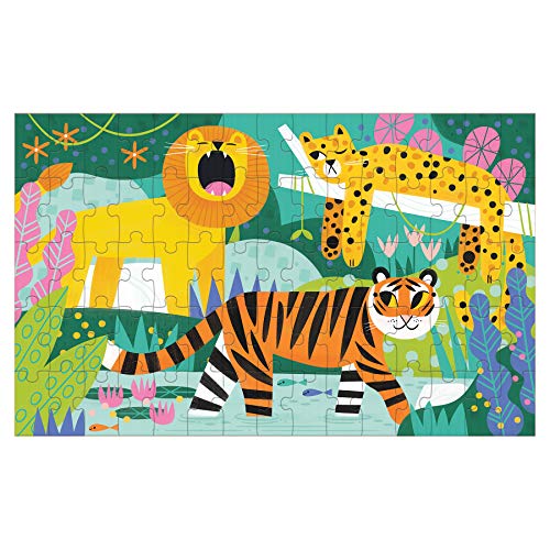 Cats Big and Small 75 Piece Lenticular Puzzle from Mudpuppy - Exciting and Innovative Jigsaw Puzzle for Kids, 17.75' x 11', Watch The Completed Puzzle Transform Before Your Eyes, Ages 5+