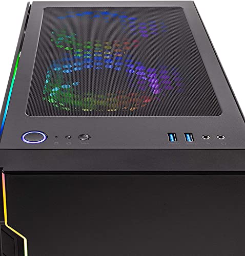 Skytech Shadow 3.0 Gaming PC Desktop – Intel Core i5 10400F 2.9 GHz, GTX 1660 Super, 500GB SSD, 16G DDR4 3200, 600W Gold PSU, AC Wi-Fi, Windows 10 Home 64-bit