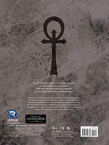 Vampire: The Masquerade 5th Edition Roleplaying Game Camarilla Sourcebook