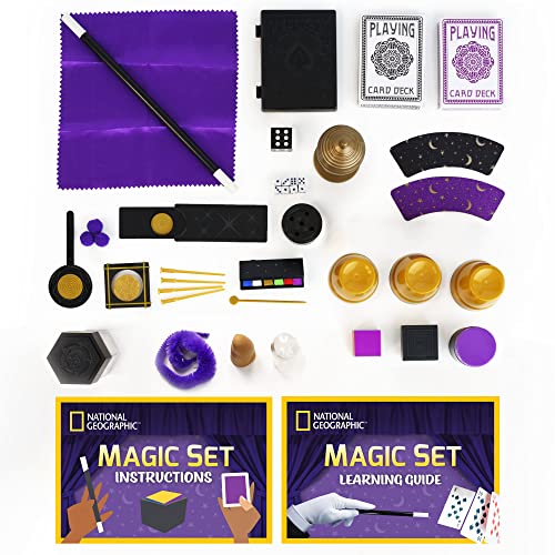 NATIONAL GEOGRAPHIC Mega Magic Set - More Than 75 Magic Tricks for Kids to Perform with Step-by-Step Video Instructions for Each Trick Provided by a Professional Magician (Amazon Exclusive)