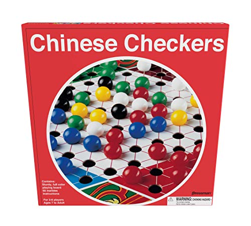 Pressman Chinese Checkers Board Game Redbox Chinese Checkers, 5'