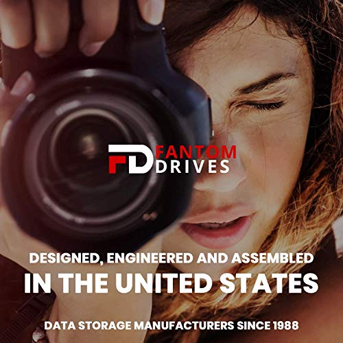 Fantom Drives 2TB External Hard Drive - 32MB Cache - USB 3.0/3.1 Gen 1 Aluminum Case - Mac, Windows, PS4, and Xbox (GF3B2000U32)