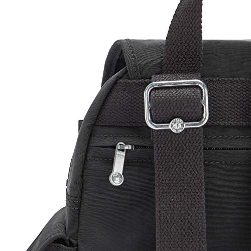 Kipling Women's City Pack Mini Backpack, Lightweight Versatile Daypack, School Bag, Black Noir