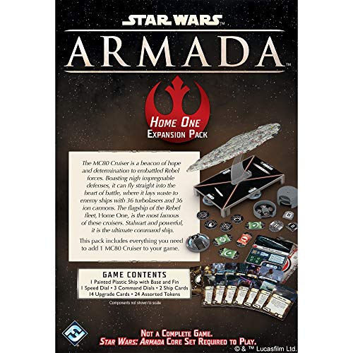Star Wars Armada Home One EXPANSION PACK | Miniatures Battle Game | Strategy Game for Adults and Teens | Ages 14+ | 2 Players | Avg. Playtime 2 Hours | Made by Fantasy Flight Games