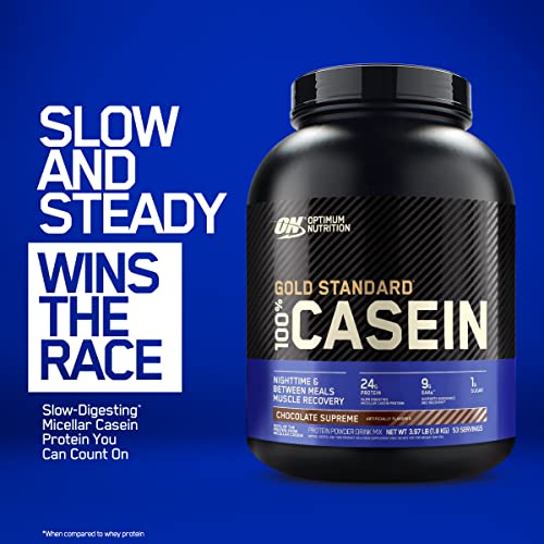 Optimum Nutrition Gold Standard 100% Micellar Casein Protein Powder, Slow Digesting, Helps Keep You Full, Overnight Muscle Recovery, Cookies and Cream, 1.81 Pound (Packaging May Vary)