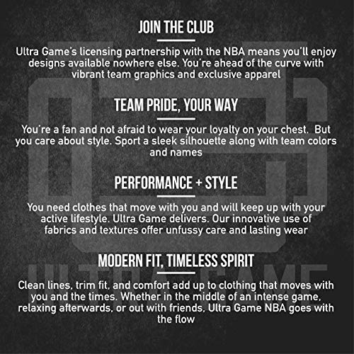 Ultra Game NBA Men's Soft Fleece Active Jogger Sweatpants