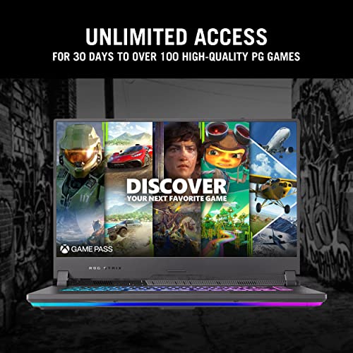 ASUS ROG Strix G15 (2022) Gaming Laptop, 15.6' 300Hz IPS FHD Display, NVIDIA GeForce RTX 3050, AMD Ryzen 7 6800H, 16GB DDR5, 1TB SSD, RGB Keyboard, Windows 11 Home, G513RC-IS74,Gray