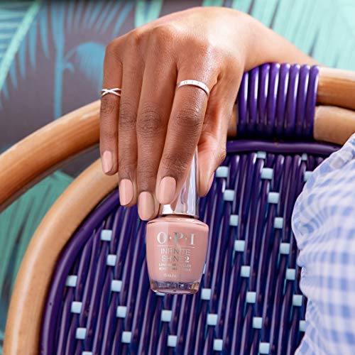 OPI Infinite Shine 2 Long-Wear Lacquer, I’m an Extra, Pink Long-Lasting Nail Polish, Hollywood Collection, 0.5 fl oz