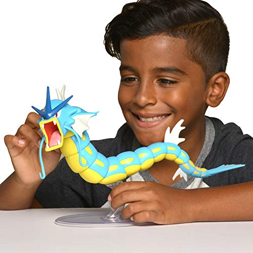 Pokemon Gyarados 12-Inch Epic Battle Figure - Authentic Details, Fully Articulated Figure - Toys Inspired by Smash-Hit Animated Series - Gotta Catch ‘Em All