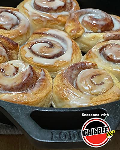 Crisbee Stik® Cast Iron and Carbon Steel Seasoning - Family Made in USA - The Cast Iron Seasoning Oil and Conditioner Preferred by Experts - Maintain a Cleaner Non-Stick Skillet