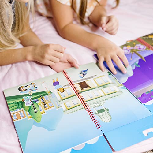 Melissa and Doug PAW Patrol Restickable Stickers Flip-Flap Pad 3-Pack – Classic Missions, Adventure Bay, Ultimate Rescue - PAW Patrol Toys, Reusable Sticker Books For Kids Ages 3+
