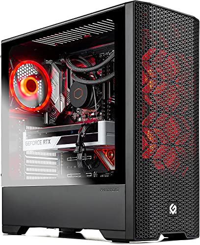 SkytechBlaze 3.0 Gaming PC Desktop – INTEL Core i7 11700F 2.5 GHz, RTX 3060 Ti, 1TB NVME SSD, 16G DDR4 3200, 600W GOLD PSU, AC Wi-Fi, Windows 10 Home 64-bit