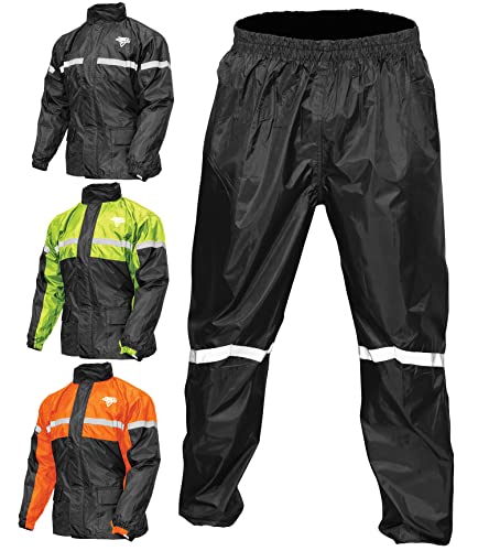 Nelson-Rigg unisex adult Motorcross-motorcycles Nelson Rigg SR 6000 ORG 05 XX Stormrider Motorcycle Rain Suit 2 Piece Orange Black XX , Orange/Black, XX-Large US