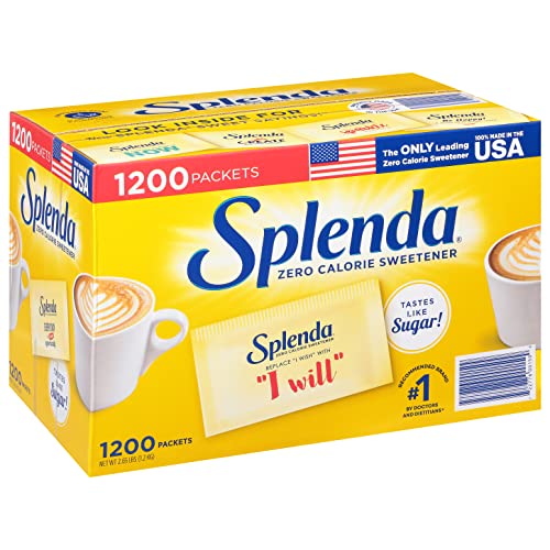 SPLENDA No Calorie Sweetener, Single-Serve Packets (1200 Count)
