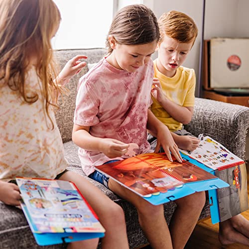 Melissa and Doug PAW Patrol Restickable Stickers Flip-Flap Pad 3-Pack – Classic Missions, Adventure Bay, Ultimate Rescue - PAW Patrol Toys, Reusable Sticker Books For Kids Ages 3+
