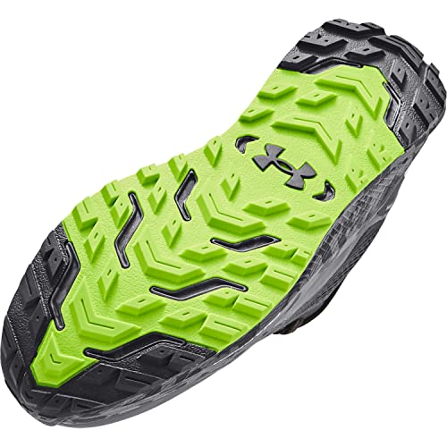 Under Armour Men's Charged Bandit 2 Running Shoe, (102) Jet Gray/Black/Lime Surge, 13