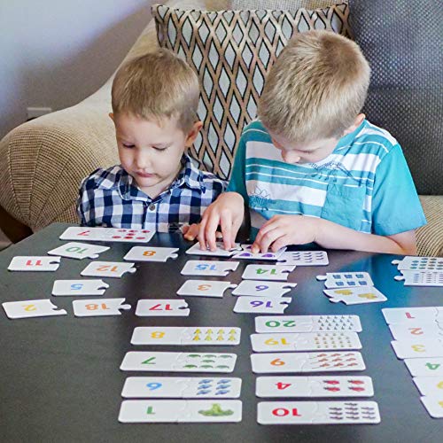 The Learning Journey: Match It! - Counting - 30 Piece Self-Correcting Number and Learn to Count Puzzle - Preschool Learning Toys - Award Winning Toys
