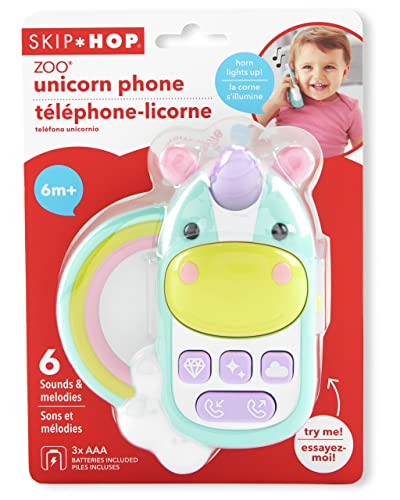 Skip Hop Baby Phone Toy, Zoo, Unicorn