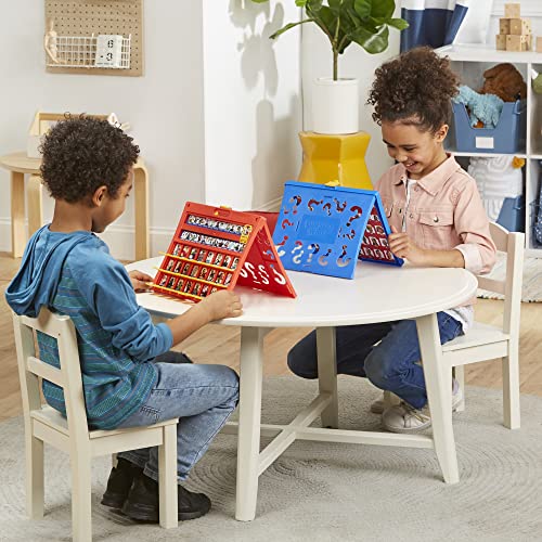 Guess Who? Original, Easy to Load Frame, Double-Sided Character Sheet, 2 Player Board Games for Kids, Guessing Games for Families, Ages 6 and Up