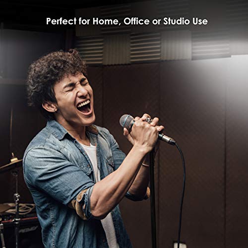 PYLE-PRO Microphone Stand - Universal Mic Mount with Heavy Compact Base, Height Adjustable (2.8’ - 5’ ft.) - PMKS5