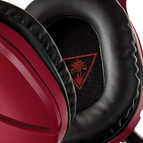 Turtle Beach Recon 70 PlayStation Gaming Headset for PS5, PS4, Xbox Series X, Xbox Series S, Xbox One, Nintendo Switch, Mobile, and PC with 3.5mm - Flip-to-Mute Mic, 40mm Speakers, 3D Audio – Red