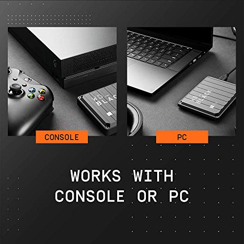 WD_BLACK 5TB P10 Game Drive - Portable External Hard Drive HDD, Compatible with Playstation, Xbox, PC, and Mac - WDBA3A0050BBK-WESN