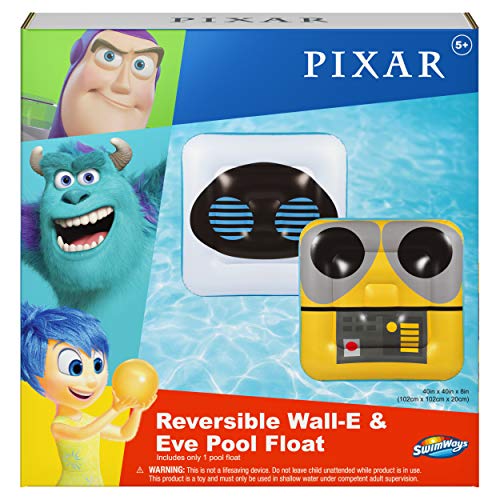SwimWays Oversize Inflatable Pool Floats - Double Sided Pixar Wall-E and Eve
