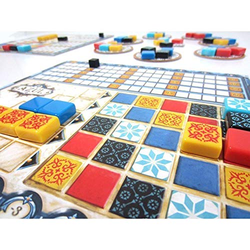 Azul Board Game - Strategy Board Game, Mosaic Tile Placement Game, Family Board Game for Adults and Kids, Ages 8 and up, 2-4 Players, Average Playtime 30-45 Minutes, Made by Next Move Games