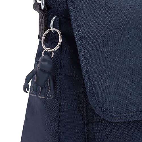 Kipling womens WomenÂ’s Aisling Bag, Lightweight Everyday Purse, Nylon Shoulder Crossbody Bag, Blue Bleu, 12 L x 8.87 H 4 D US