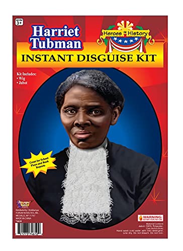 Forum Novelties Women's Heroes In History Harriet Tubman Instant Disguise Kit, Multi, One Size