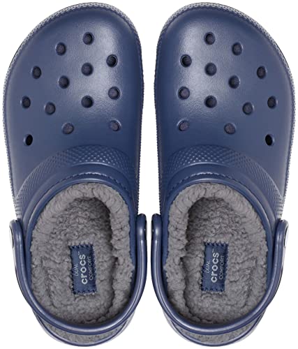 Crocs Classic Lined Clog Navy/Charcoal Men's 3, Women's 5 Medium