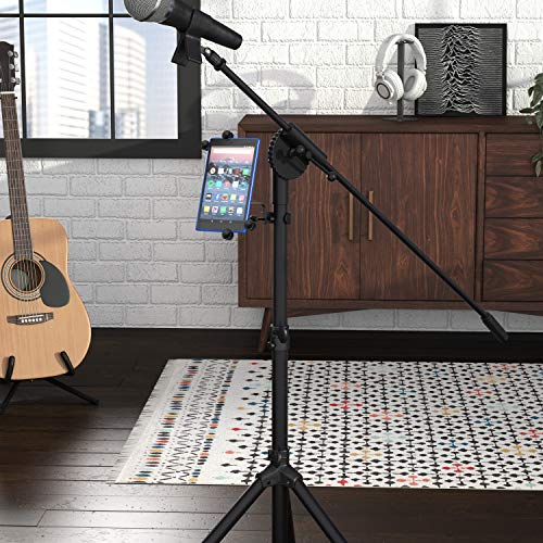 Amazon Basics Adjustable Tablet/iPad Mount Holder - for Microphone and Music Stand