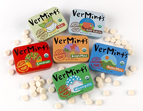 VerMints Organic Cinnamon Mints 1.41 Oz (Pack of 6)